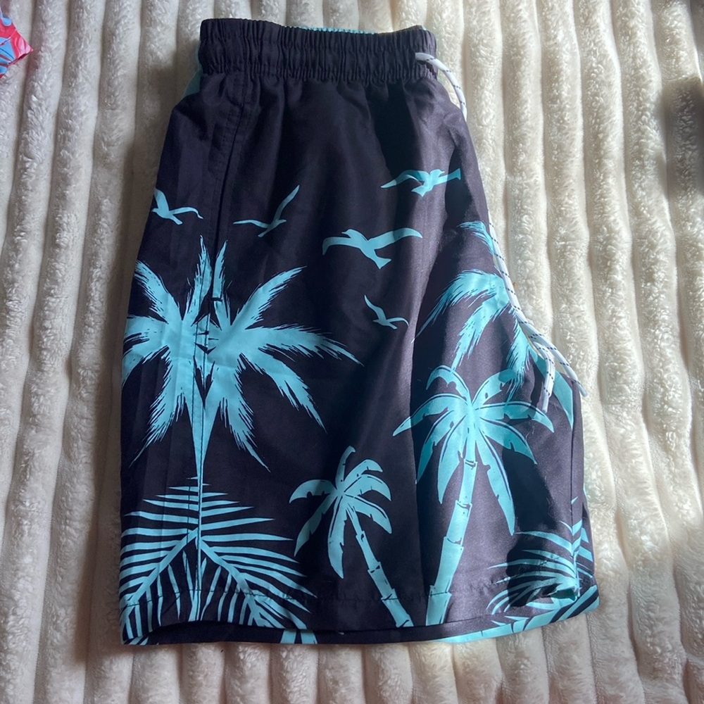 mens shein swim trunks
